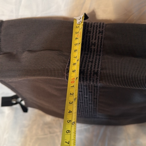 Hermes clutch bag, gray canvas - Picture 7 of 7